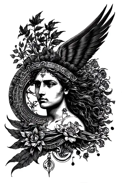 greek mythology tattoo design idea