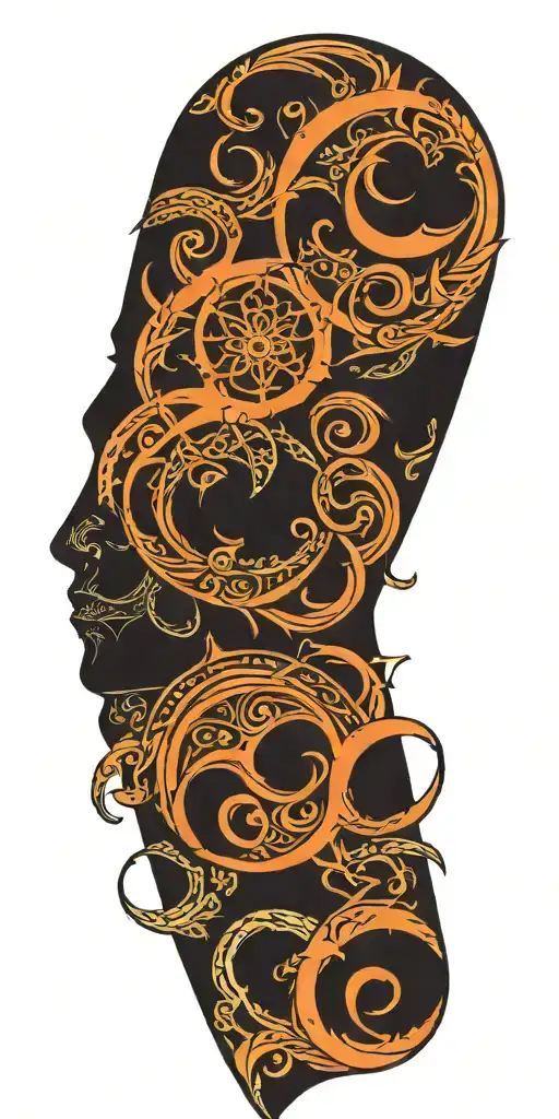 bipolar disorder awareness symbol tattoo design idea