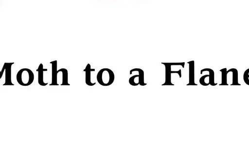 "Moth to a Flame" tattoo design idea