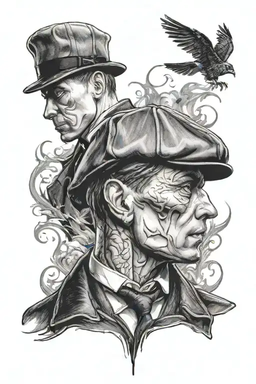 peaky blinders tattoo design idea