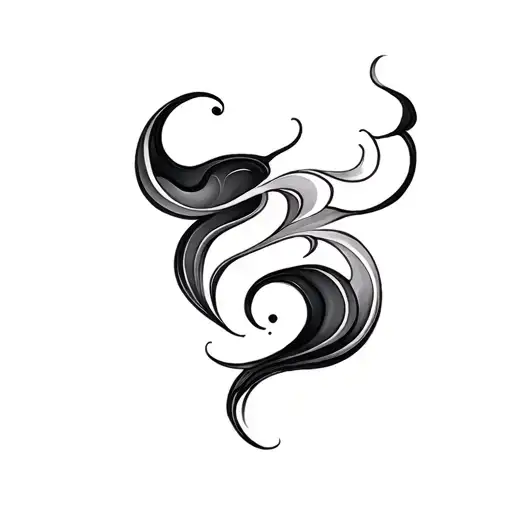 Filler Wave Patterns tattoo design idea