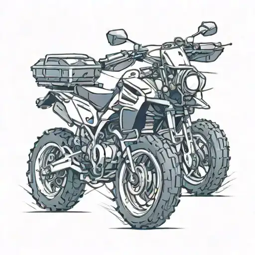 Honda All terrain cycle tattoo design idea