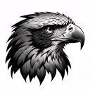 philippine eagle head tattoo design idea