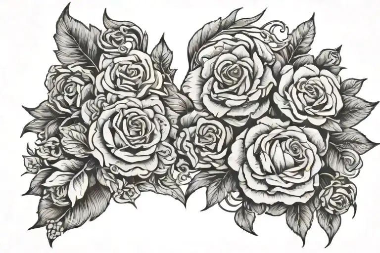 Friends Forever and Ever" tattoo design idea