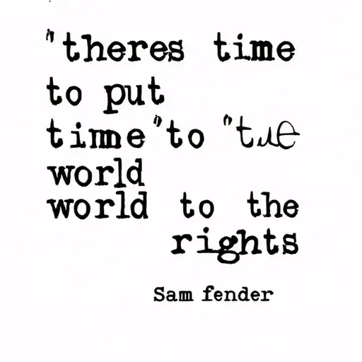 "there's time to put the world " Sam fender song lyrics - an image to accompany lyrics, 'there's time to put the world to rights' tattoo design idea