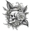 Do Not Go Gentle tattoo design idea