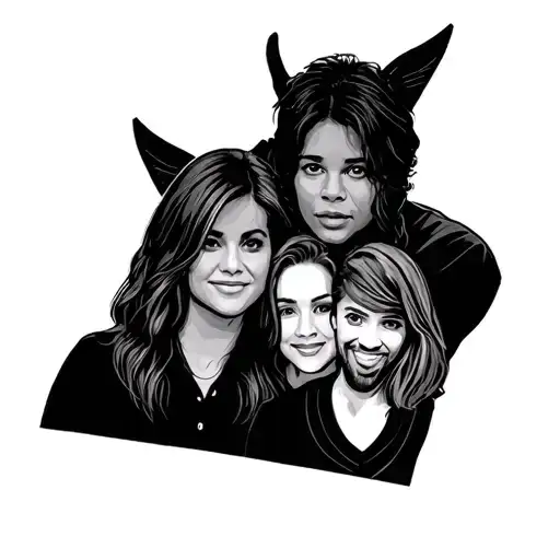 friends tv show tattoo design idea