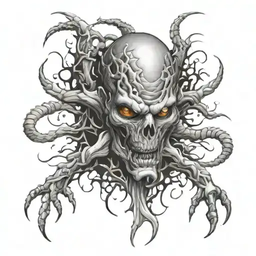 Resident Evil Monster tattoo design idea