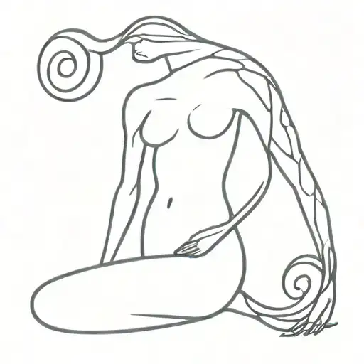 womb tribal tattoo like tattoo design idea
