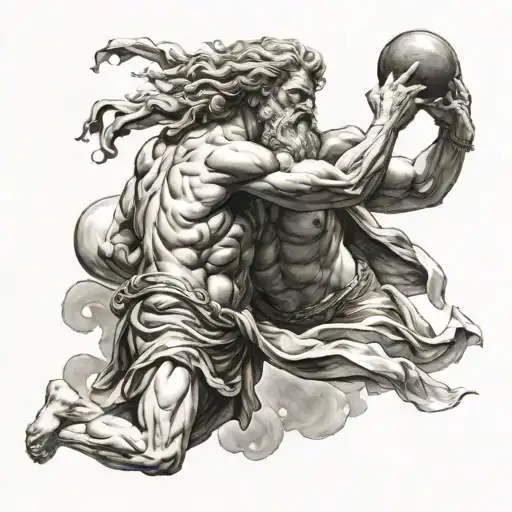 Zeus vs ades fight tattoo design tattoo design idea