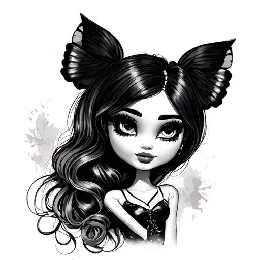 Bratz tattoo design idea