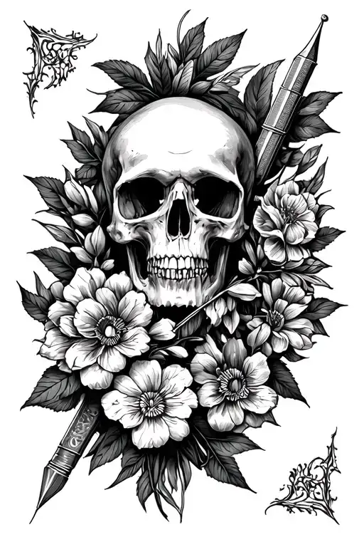 Scalpel tattoo design idea
