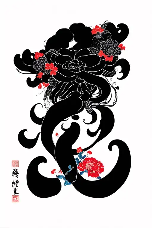 Korean written tattoo design idea