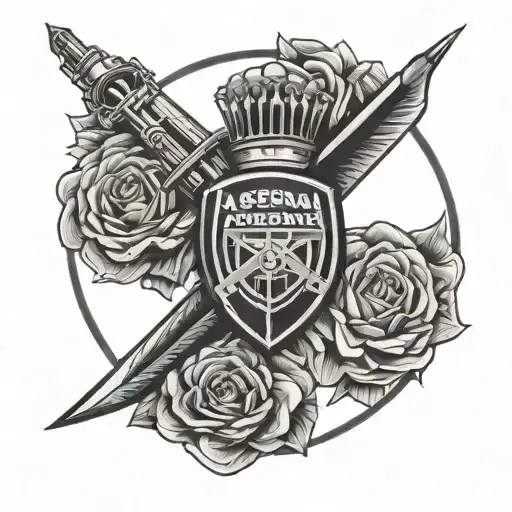 Arsenal tattoo design idea