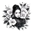 Korean tattoo design idea