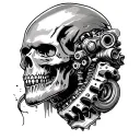 Gearhead tattoo design idea
