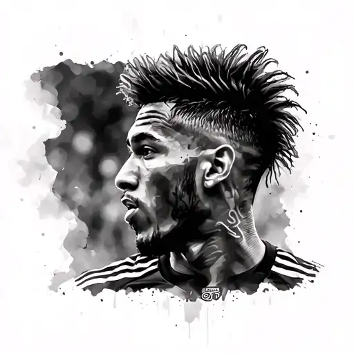Neymar tattoo design idea