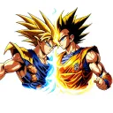 saint Seiya bronze vs dragon ball main characters z fight tattoo design idea