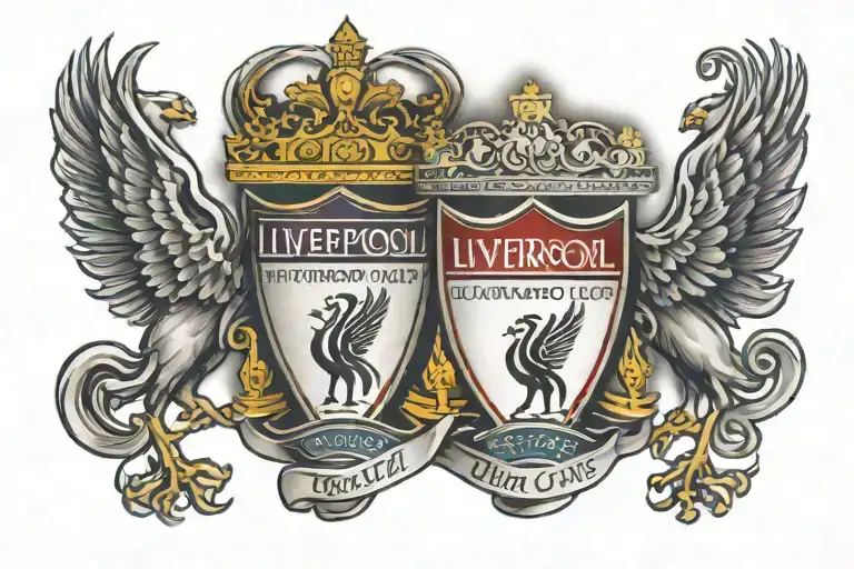 liverpool fc badge tattoo design idea
