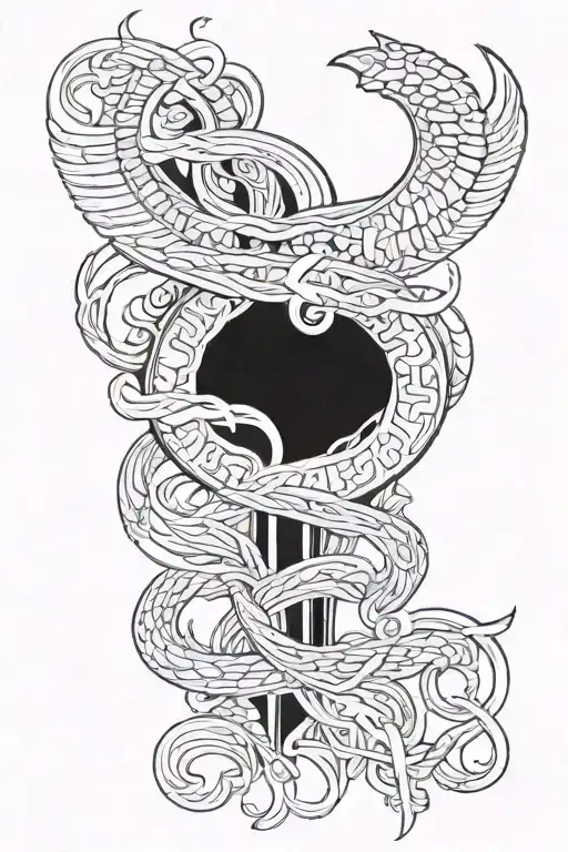 diabetes type 1 medical alert sign intertwined tattoo design idea
