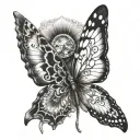 Bipolar disorder tattoo design idea