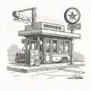 Soviet Bus Stop tattoo design idea