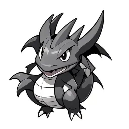 gyarados pokemon chibi style tattoo tattoo design idea