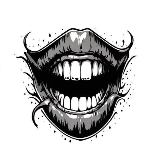 Bite Marks tattoo design idea