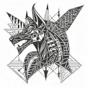 anubis ra tattoo design idea