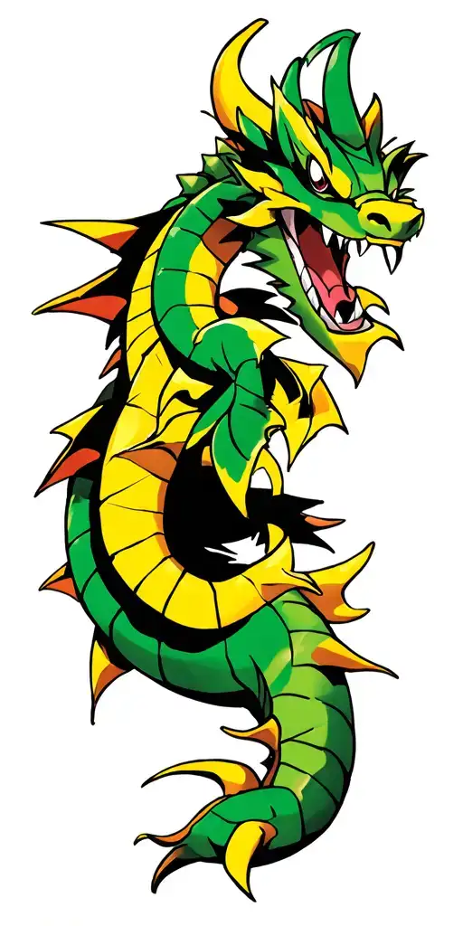 gyarados tattoo design idea