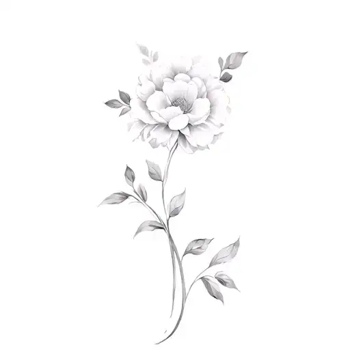 Coverup Floral tattoo design idea