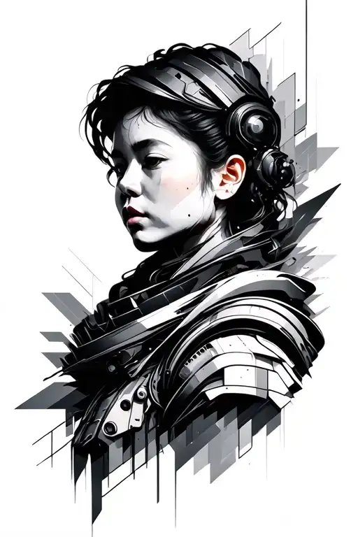 The expanse geometric tattoo design idea