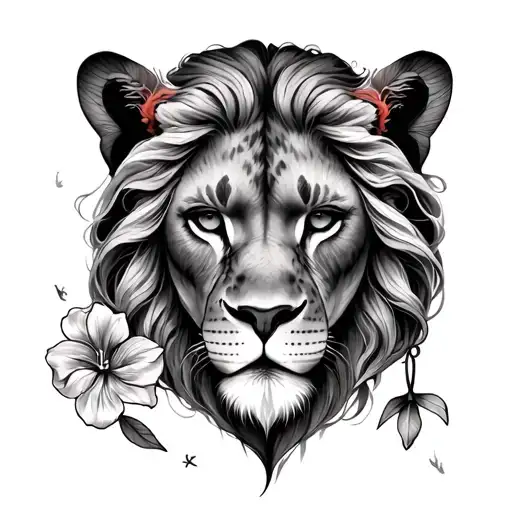 leo, libra, beauty, motherhood fresh start, endurance  tattoo design idea