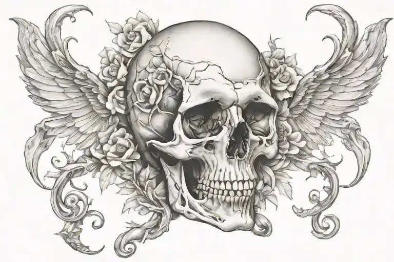 memento mori memento vivere tattoo design idea