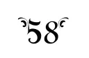 "58" tattoo design idea