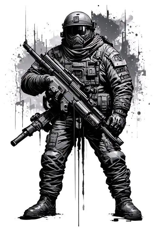 metro 2033 tattoo design idea