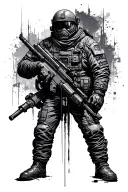 metro 2033 tattoo design idea