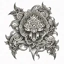 Strength and Honor tattoo design idea