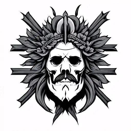Greek Band tattoo design idea