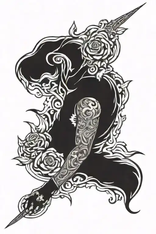 Hustler tattoo design idea