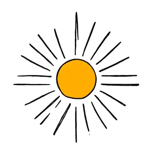 Boomerang with sun rising sun tattoo design idea