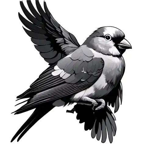 love bird tattoo design idea