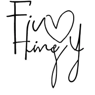 the word Finley in fine line writing incorporating a heart in the y tattoo design idea