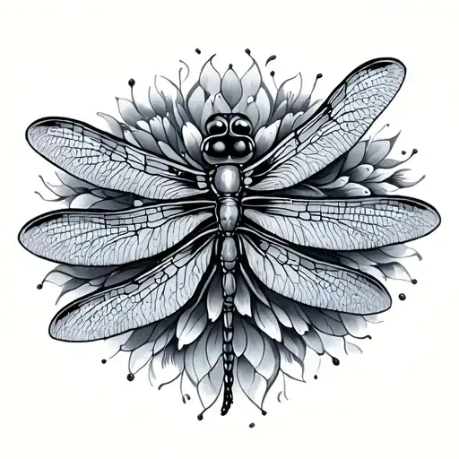 Dragonfly Mandala tattoo design idea