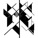 Create a minimalist, geometric tattoo design to complement an existing upper underarm tattoo. The design should feature  tattoo design idea