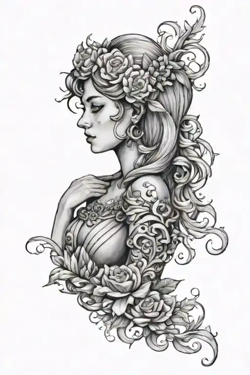 Sophia, Virgo Leo cusp, 19 years old girl tattoo design idea