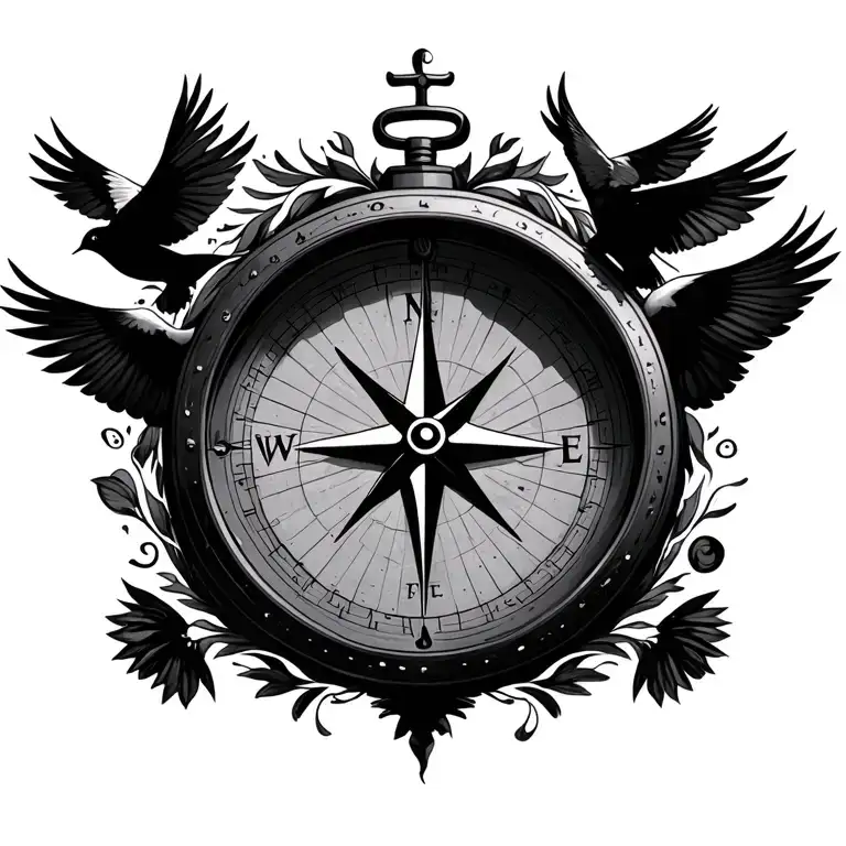 221+ Compass Back Tattoo Ideas in 2026 - BlackInk AI