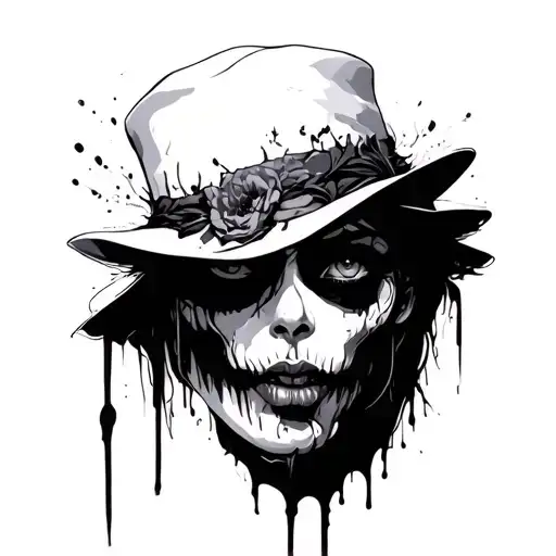 dirty whore tattoo design idea