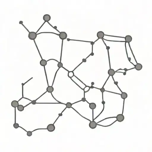 seratonin and dopamine molecule couples tattoo tattoo design idea