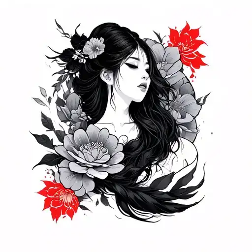 Korean tattoo design idea